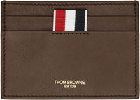 Thom Browne Soft Calf Leather Single Card Holder