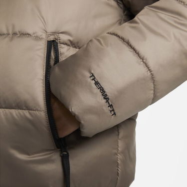 Prešívaná bunda Nike Sportswear Therma-FIT Repel Women's Synthetic-Fill Hooded Jacket Hnedá | DX1797-040, 3