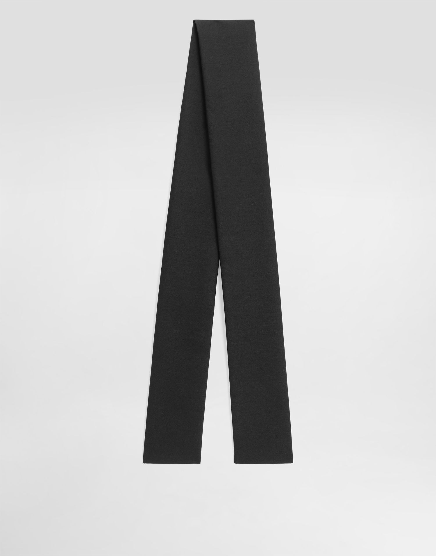 Šál Dolce & Gabbana Dolce & Gabbana Wool Gabardine Scarf Čierna | GQ391EFU21EN0000, 0
