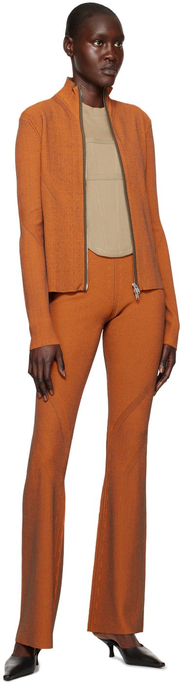 Legíny Dion Lee Angled Knit Trousers Oranžová | C7154R23, 3