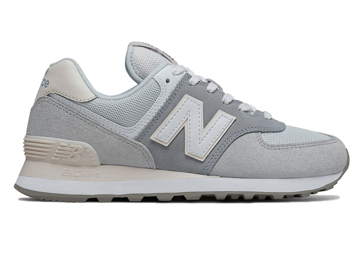 Tenisky a topánky New Balance 574 Light Slate Šedá | WL574LBR, 0