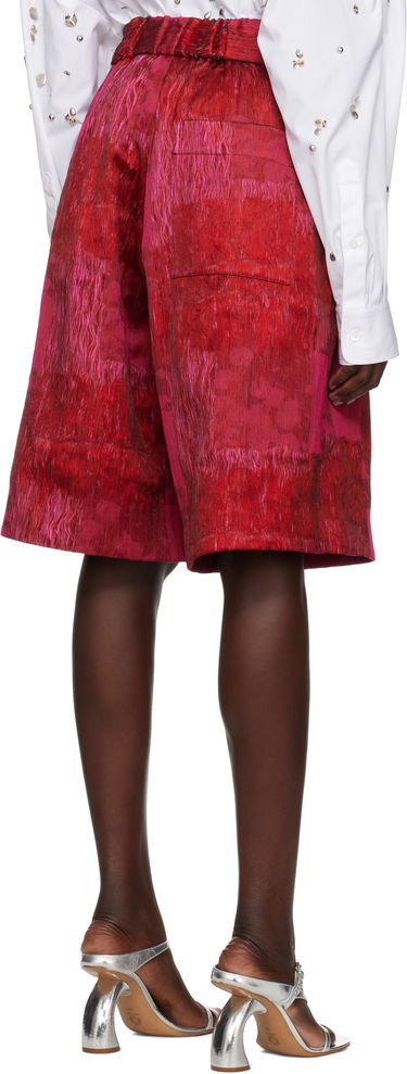 Šortky Dries Van Noten Dries Van Noten Jacquard Shorts Červená | 251-010912-1544, 2