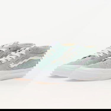 Tenisky a topánky Vans Sk8-Mid Reissue 83 LX Pig Suede Iceberg Zelené | VN000CQQCPG1, 4