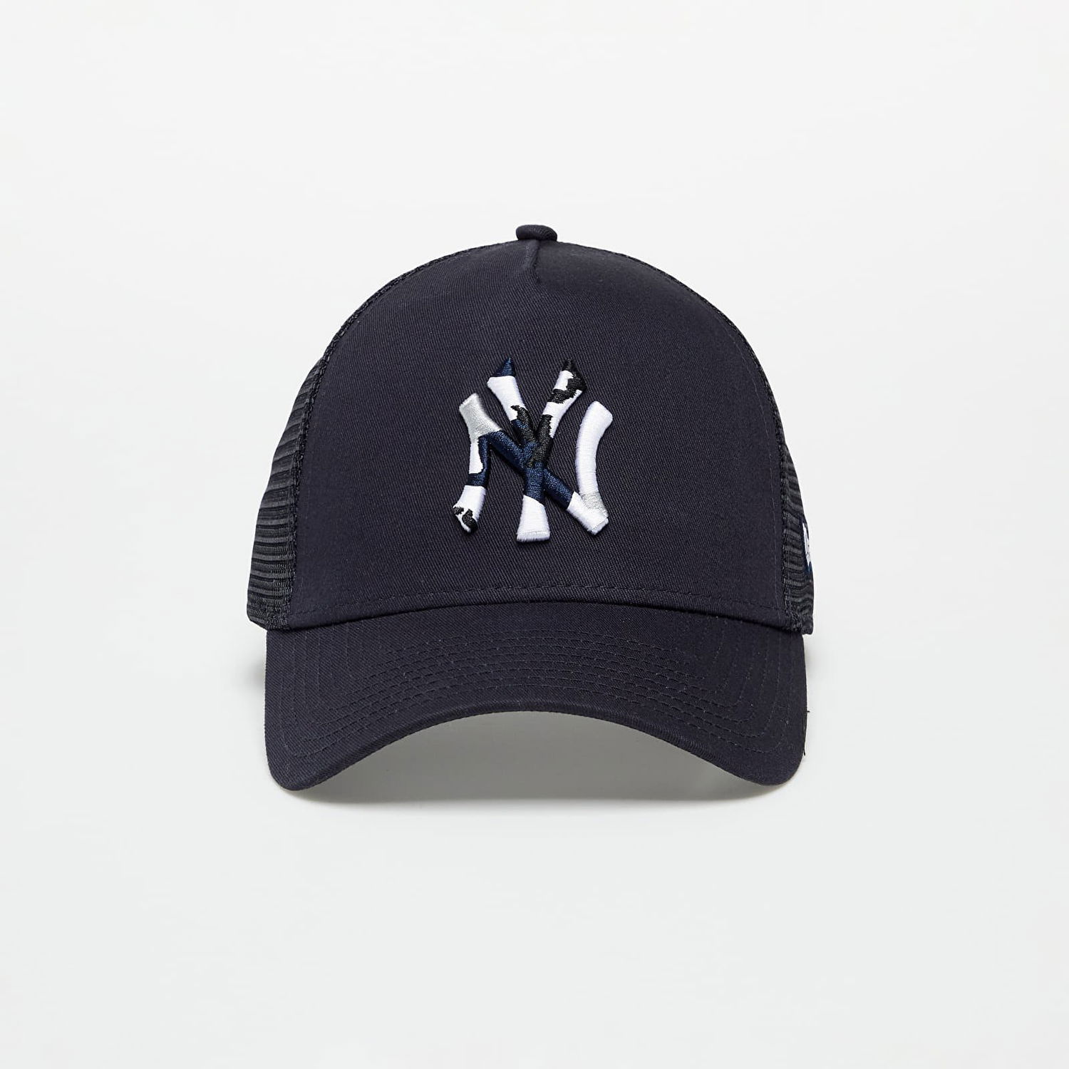 Šiltovka New Era New York Yankees Team Camo Infill A-Frame Trucker Cap Navy | 60298749, 0