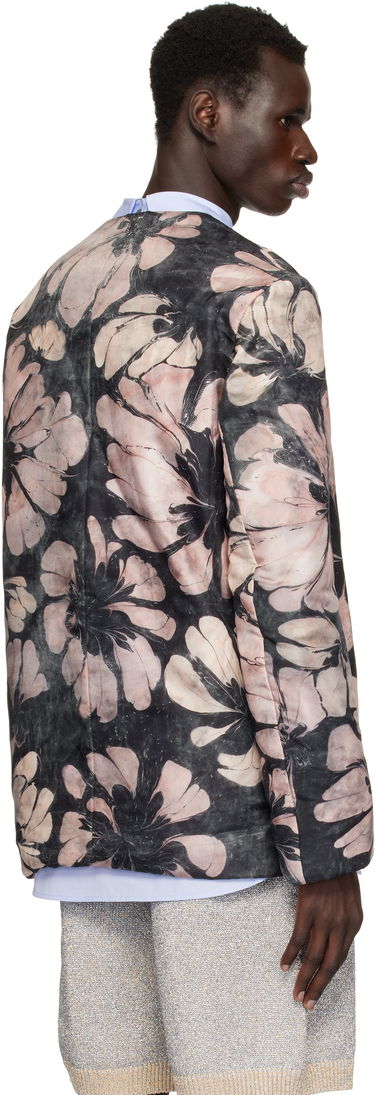 Sveter Dries Van Noten Dries Van Noten Silk Floral-Print Long Sleeve Top Ružová | 251-020746-1202, 2