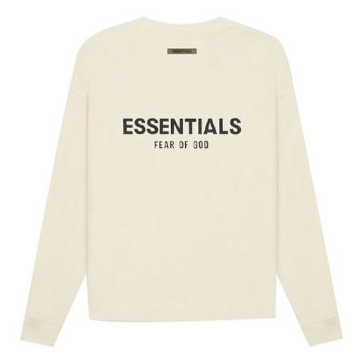Mikina Fear of God Essentials SS21 Long-Sleeve T-Shirt Béžová | FOG-SS21-560