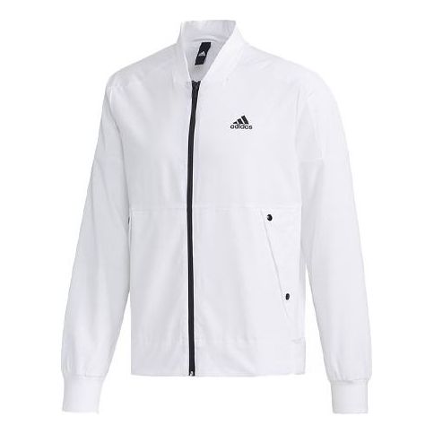 Bomber bunda adidas Originals O2 3S Bomb Casual Sports Jacket Biela | EH3774