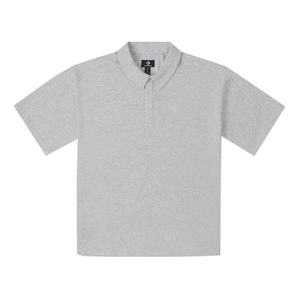 Polo tričko Converse Waffle Polo Shirt Šedá | 10027230-A02