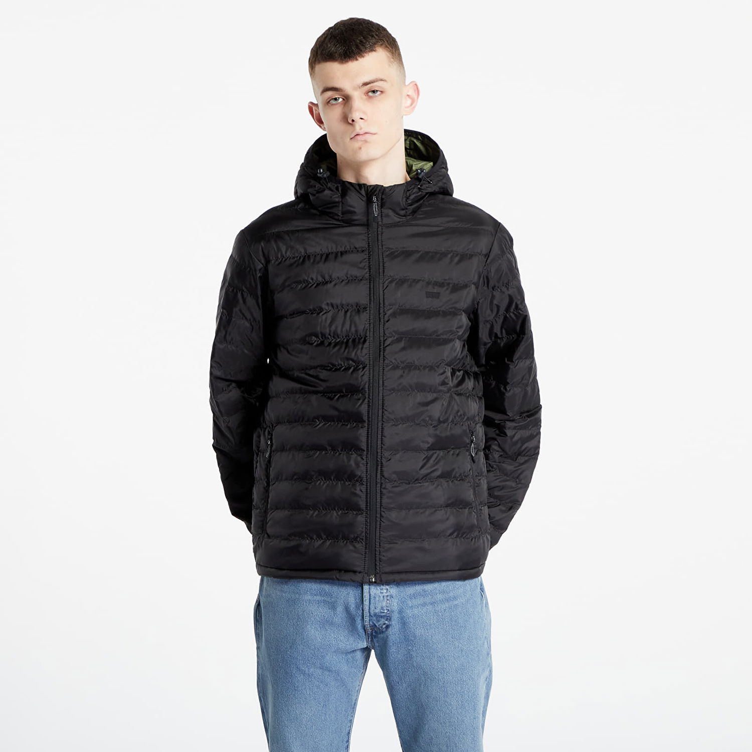 Prešívaná bunda Levi's Pierce Packable Jacket Čierna | A5622-0000, 0