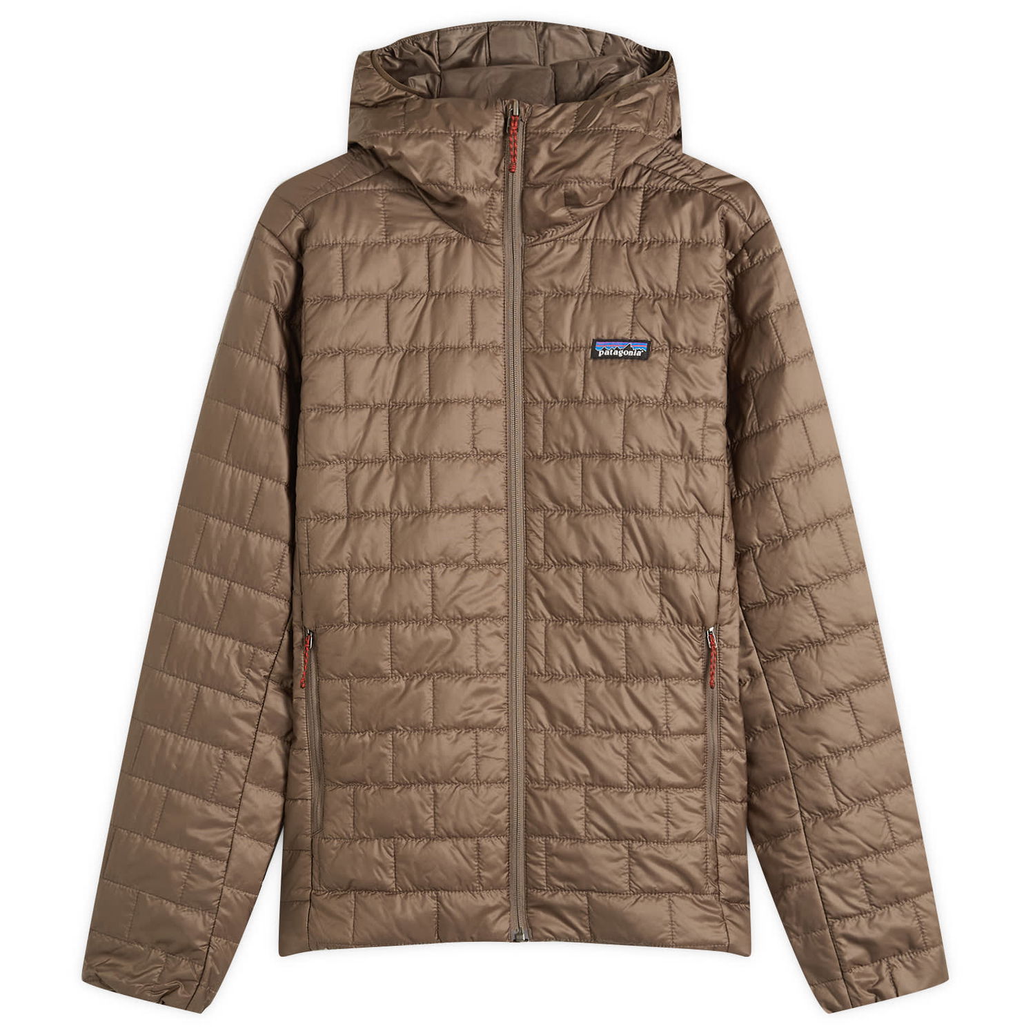 Prešívaná bunda Patagonia Nano Puff Hooded Jacket, Size Small Hnedá | 84223-MRLB, 0