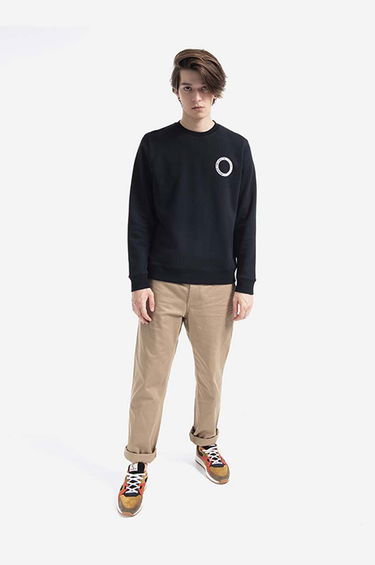 Mikina NORSE PROJECTS Vagn BMC Logo Print Sweatshirt Čierna | N20.1284.9999, 1
