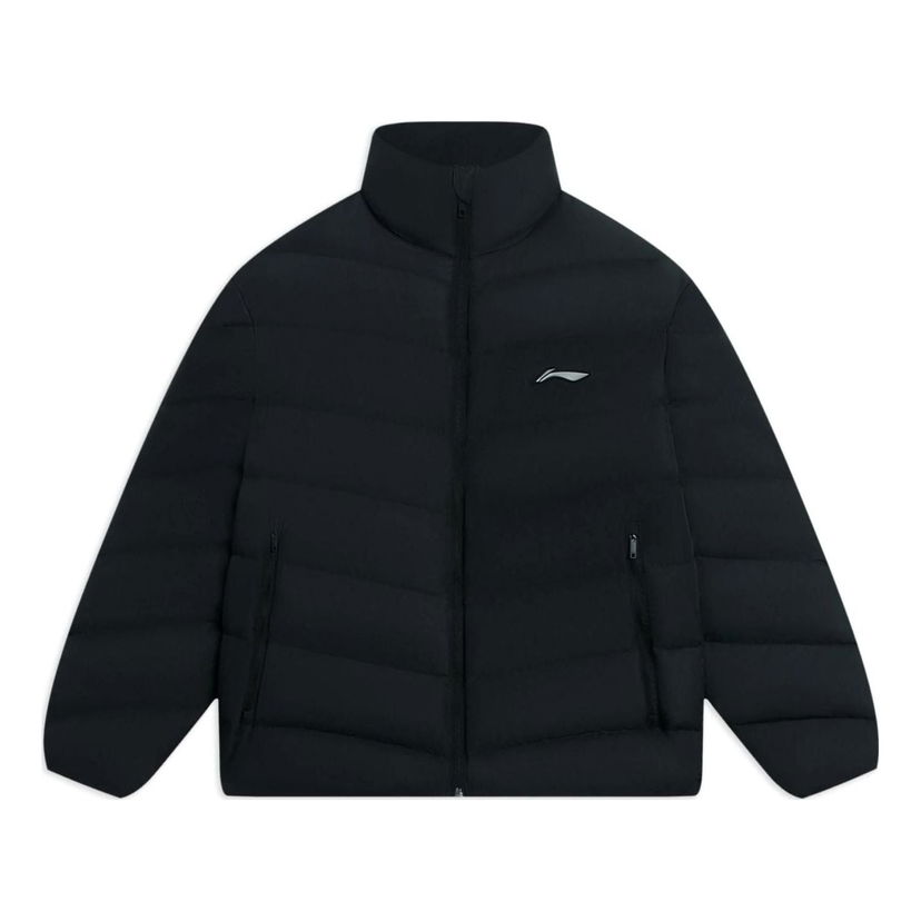 Prešívaná bunda Li-Ning Essential Logo Down Jacket Čierna | AYMS267-1