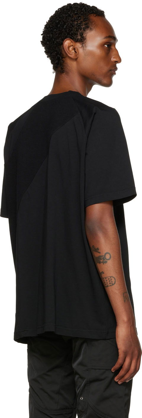 Tričko HELIOT EMIL Paneled T-Shirt Čierna | HE_M_09_031_C01_BLK01, 1