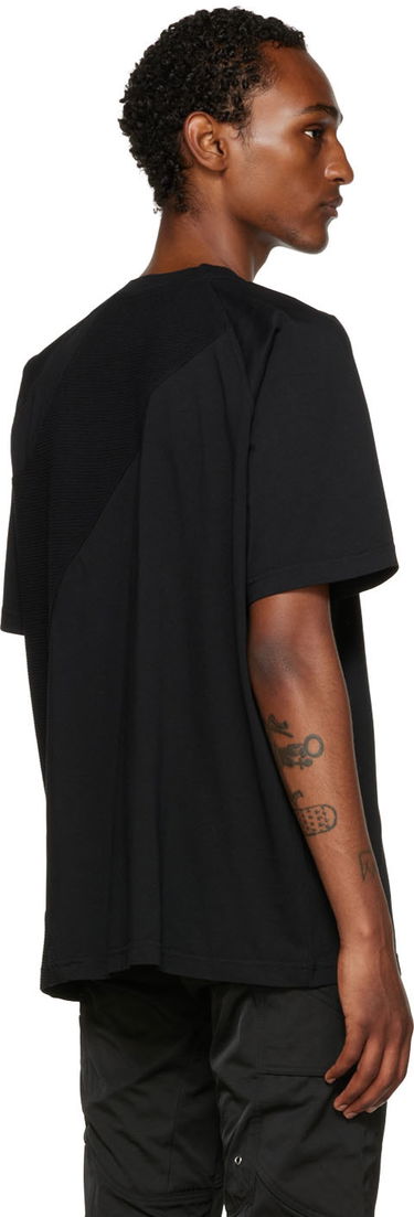 Tričko HELIOT EMIL Paneled T-Shirt Čierna | HE_M_09_031_C01_BLK01, 1