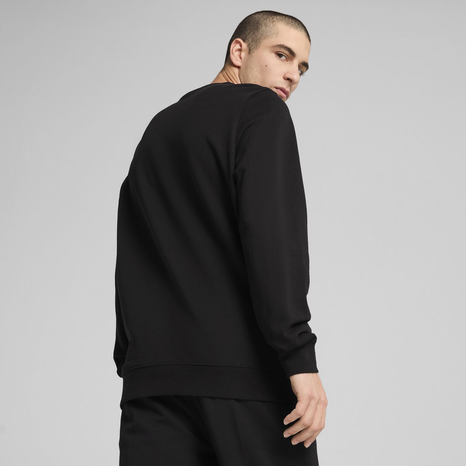 Sveter Puma Essentials Elevated Crew Sweatshirt Čierna | 684727_01, 1