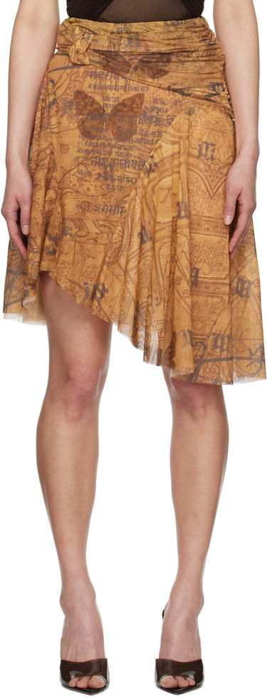 Sukňa MISBHV MISBHV Goa Mesh Midi Skirt Hnedá | 250W874, 0
