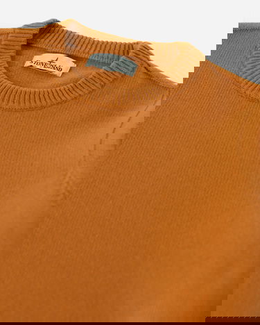 Mikina Stone Island Wool Crewneck Rust Oranžová | 7915508A3 V0013, 8