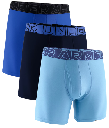 Boxerky Under Armour Under Armour SOLID 6in 3-Pack Boxer Shorts Tyrkysová | 1383878-418, 0