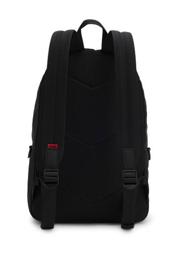 Batoh BOSS HUGO Ripstop Backpack with Logo Patch Čierna | 50551793, 1