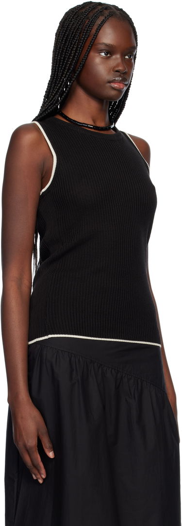 Tielko Soulland Soulland Eleen Rib Knit Tank Top Béžová | 42057-1306, 4