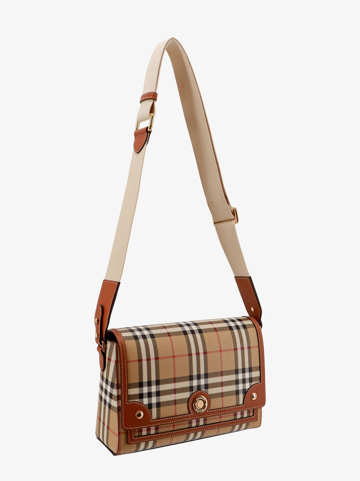 Burberry Vintage Check and Leather Crossbody Bag