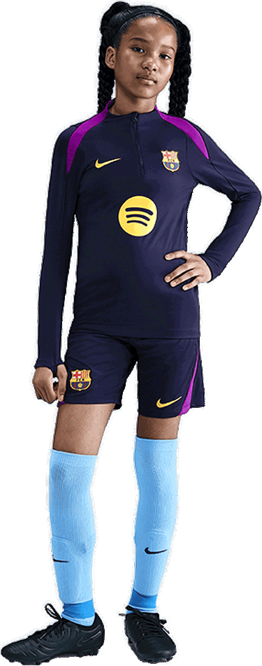 Tričko Nike FCB Strike Drill Top 2025/26 Navy | hj7844-597, 4