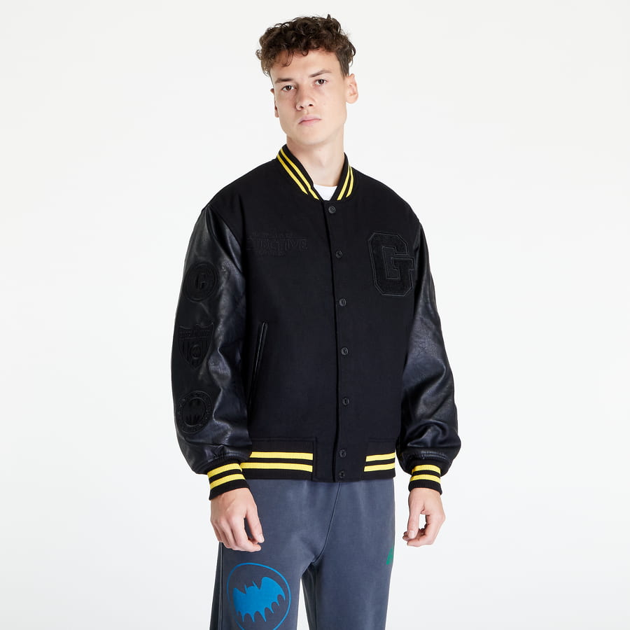 Bomber bunda GUESS Bomber Batman Patched Letterman Čierna | M2BL08WEV60-JBLK, 0