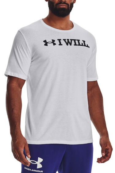 Tričko Under Armour I Will Tee Biela | 1379023-100, 0