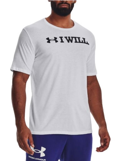 Tričko Under Armour I Will Tee Biela | 1379023-100