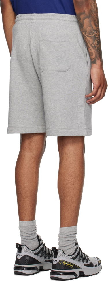 Šortky Moncler Moncler Logo Patch Cotton Shorts Šedá | K20918H0000489AZU, 2