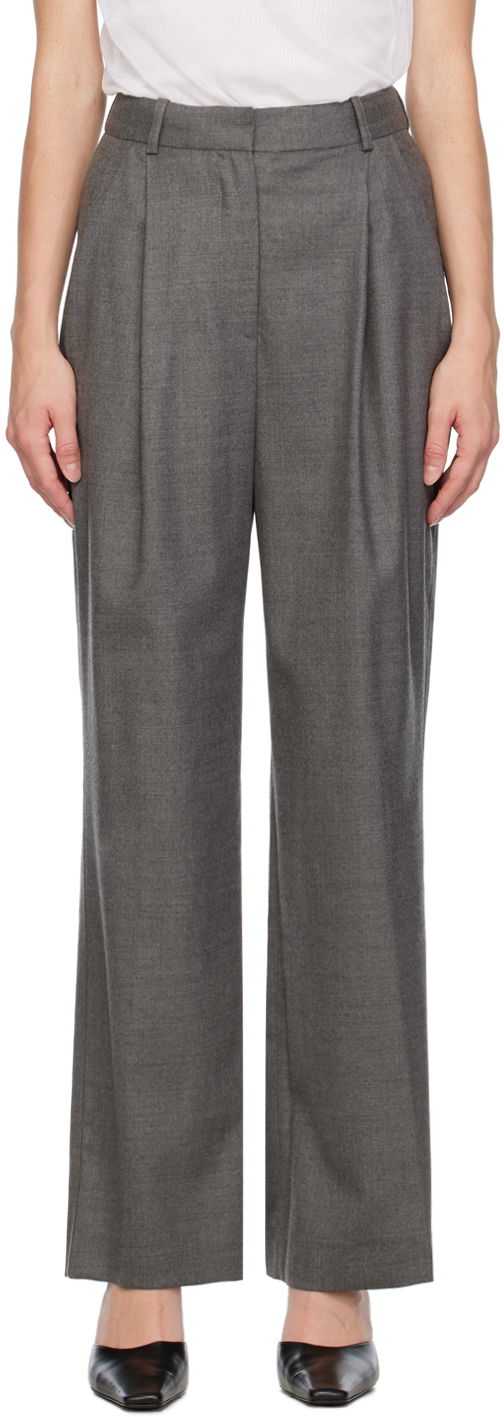 Nohavice Loulou de Saison Loulou de Saison Solo Trousers Šedá | SOLO, 0