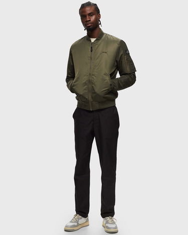 Bomber bunda Schott NYC BOMBER JACKET Zelené | AIRFORCERS-ARMY-KAKI, 1