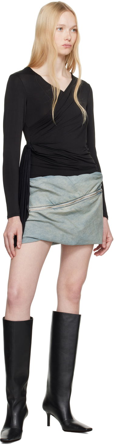 Sukňa Diesel Diesel De-Clot-S1 Denim Miniskirt Modrá | A16315 0ABDD, 3