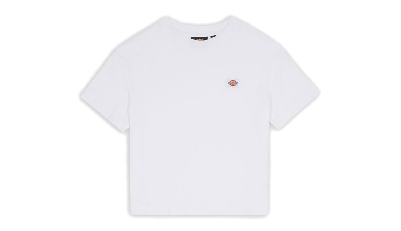 Crop Top Dickies Oakport Cropped T-Shirt Biela | DK0A4Y8L-WHX, 0