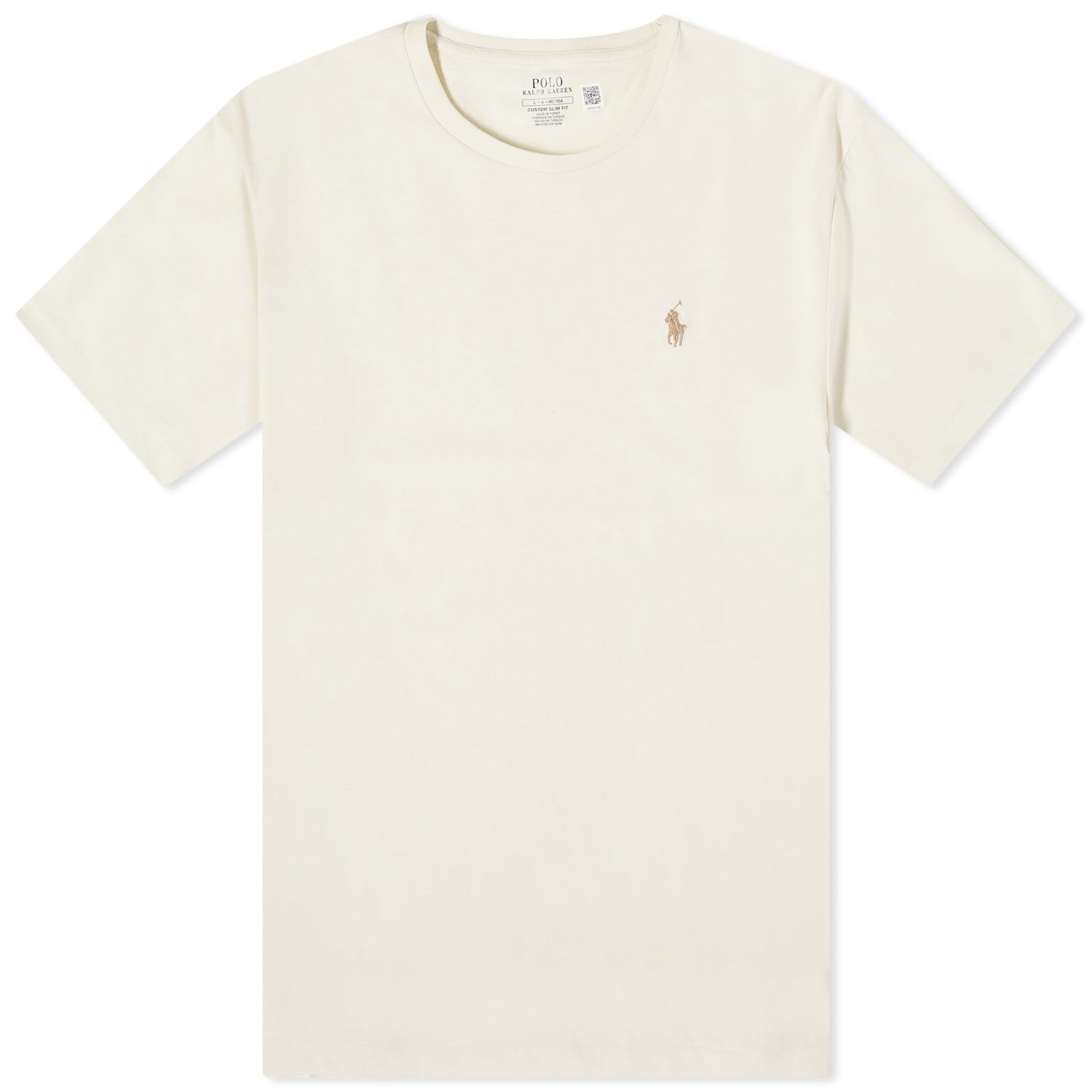 Polo tričko Polo by Ralph Lauren Custom Fit T-Shirt "Parchment Cream" Béžová | 710671438350, 0