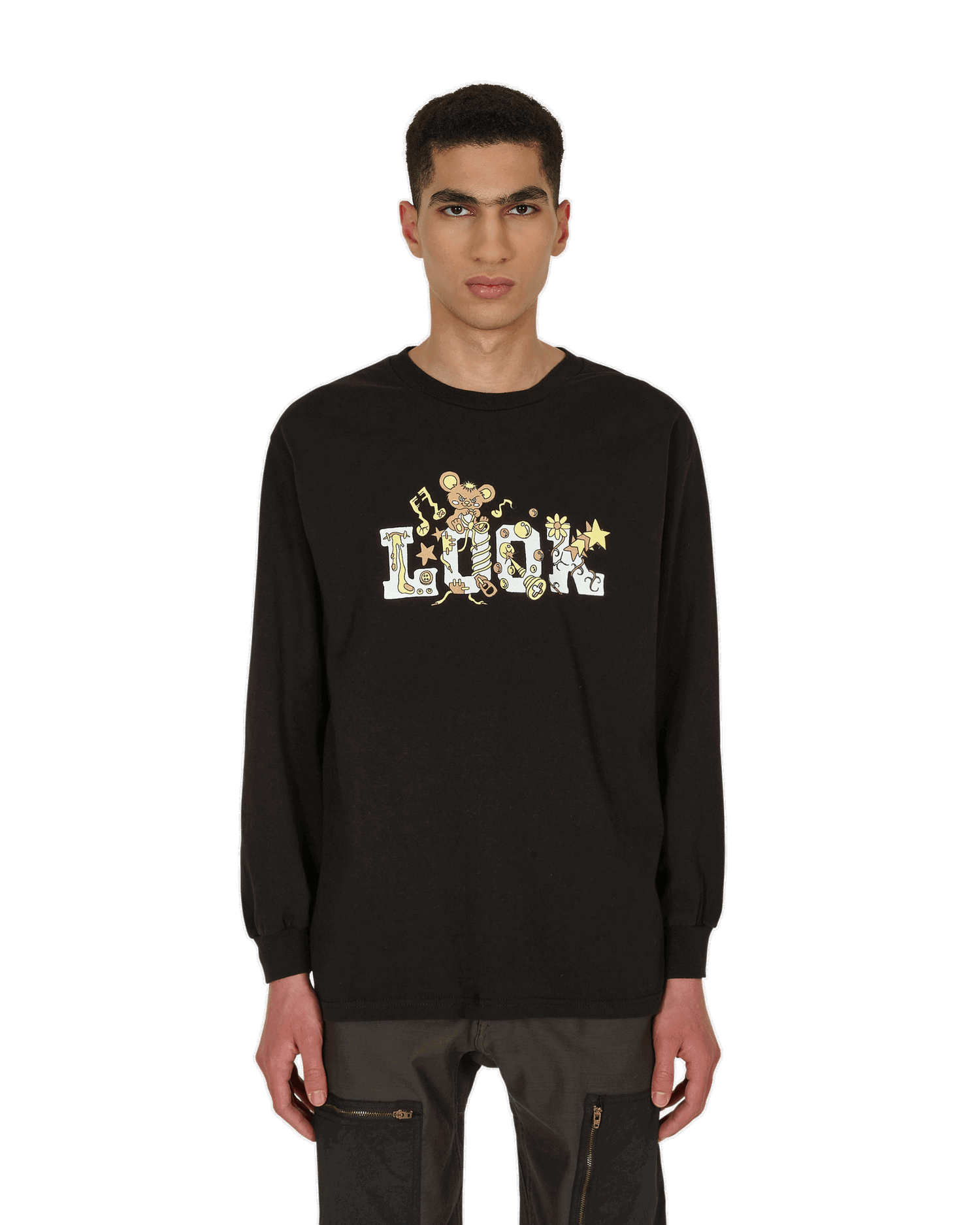Mikina Lqqk Creature Logo Čierna | AW21LQQKTEE003 001, 0
