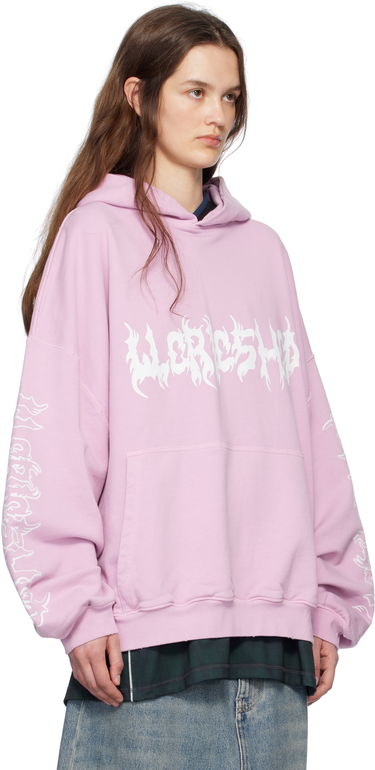 Mikina 032C 032c Faithless Oversized Hoodie Ružová | S25-URC-0631-850-W, 1