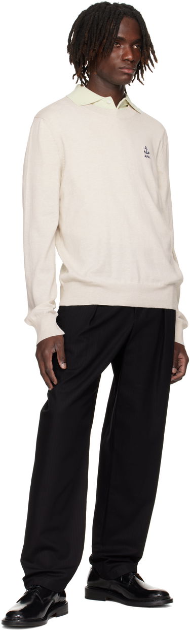 Nohavice A.P.C. A.P.C. Renato Pleated Trousers Čierna | COHHW-H08428, 3