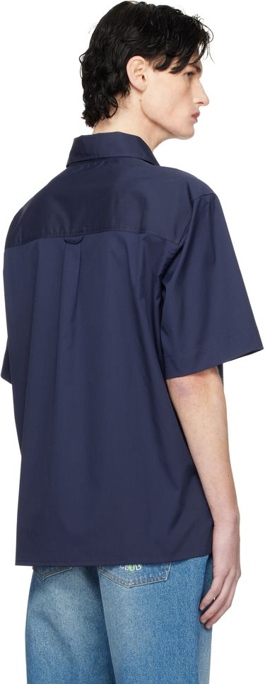 Košeľa Casablanca Short Sleeve Shirt Navy | MPS25-SH-137-01, 2