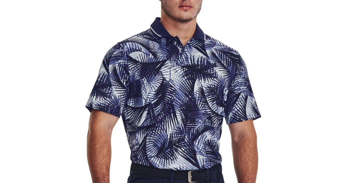 Polo tričko Under Armour Iso-Chill Graphic Palm Polo Shirt Rôznofarebný | 1377367-410, 1