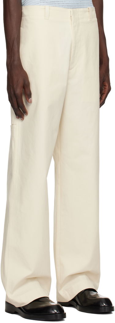 Cargo nohavice Jil Sander Jil Sander Heavy Cotton Canvas Trousers Béžová | J47KA0269_J45267, 1