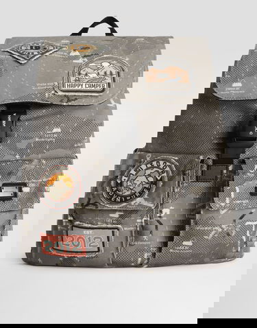 Batoh Dolce & Gabbana Dolce & Gabbana Printed Canvas Backpack Šedá | EM0120AY219HH5RJ, 0