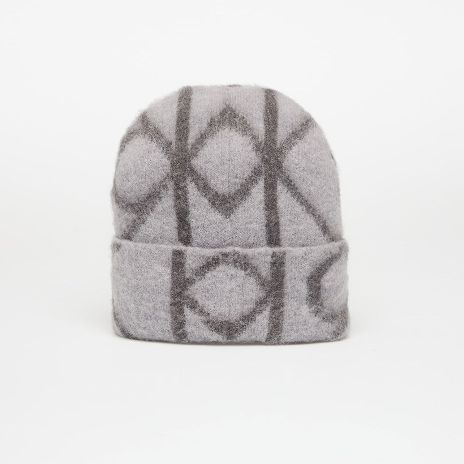 Kulicha CALVIN KLEIN Emblem Aop Brushed Beanie Šedá | LV04D8071G N3Z, 0