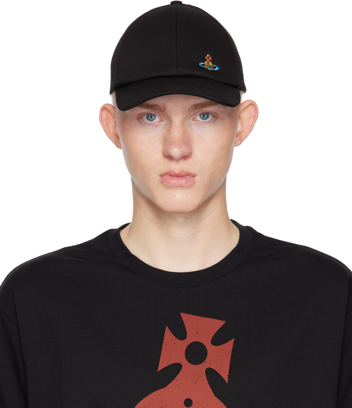 Šiltovka Vivienne Westwood Baseball Cap Čierna | 81020019-W00DD-AAA-, 0