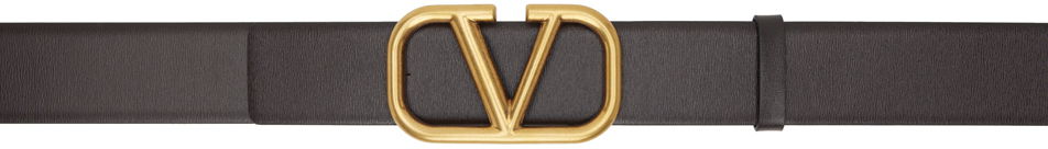 Opasok Valentino Valentino Garavani VLogo Signature Belt Šedá | 4Y2T0Q87ECU, 0