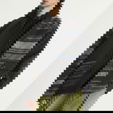 Bunda Maharishi Upcycled Patchwork Shawl Collar Chore Jacket Rôznofarebný | 7142-BLK, 2