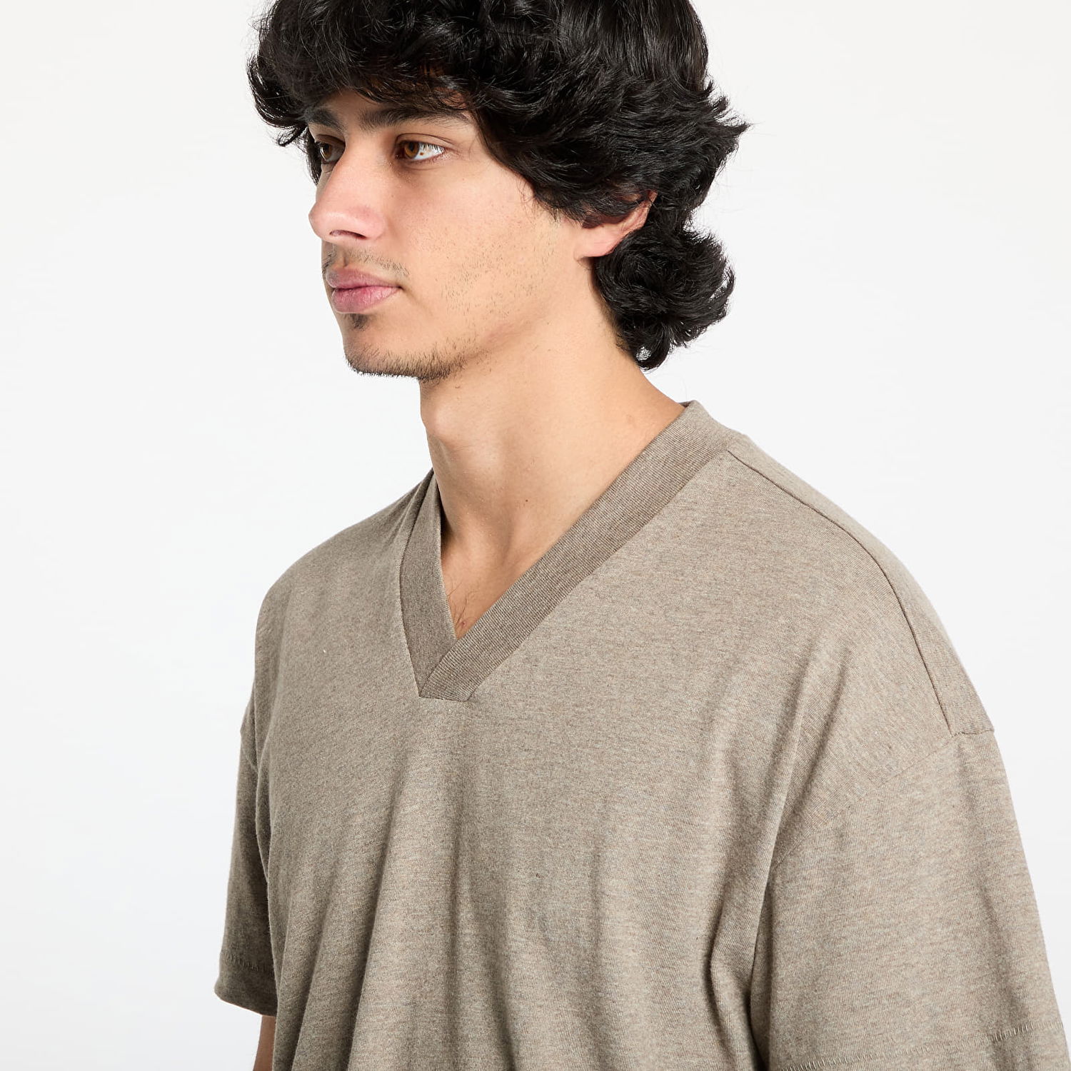 Tričko Fear of God 3-Pack Essential V-Neck T-Shirt Šedá | 125HO244359F-367, 1