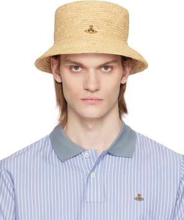 Klobúk Vivienne Westwood Vivienne Westwood Raffia Bucket Hat Béžová | 81020009-K005N-, 0