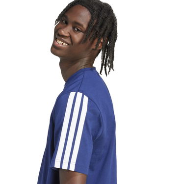 Tričko adidas Performance 3-Stripes Sports T-Shirt Modrá | JV6785, 4