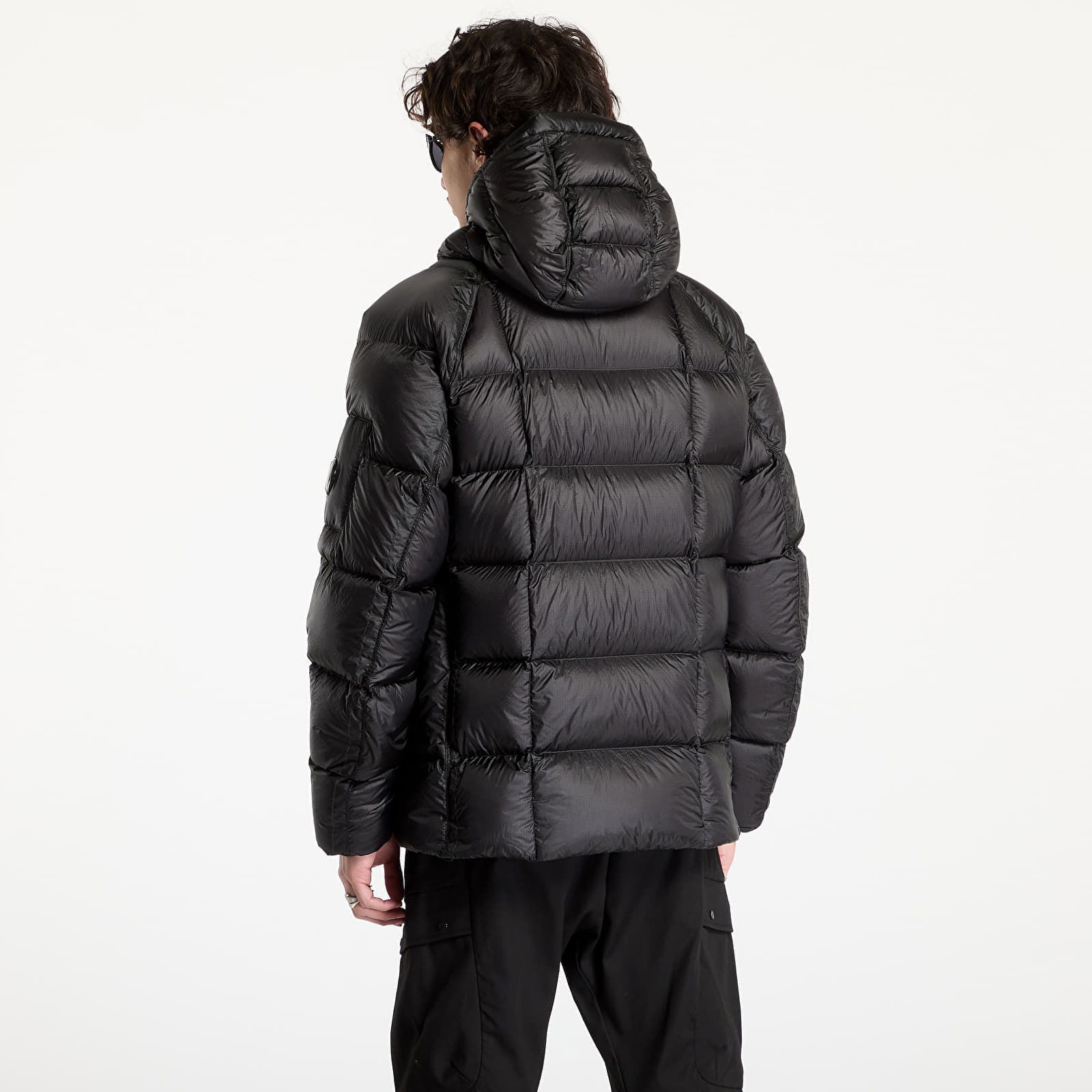 Shell Hooded Long Down Jacket